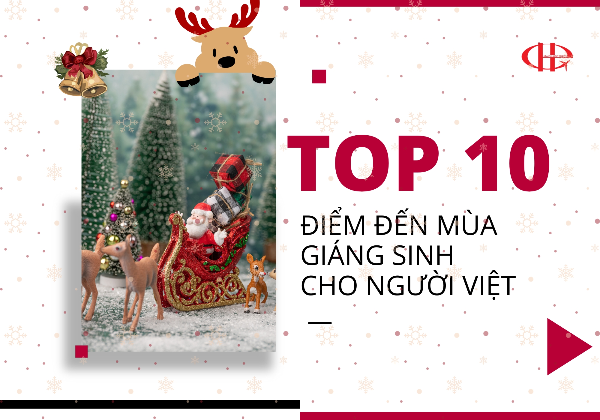 Top 10 điểm đến hấp dẫn nhất cho người Việt du lịch mùa Giáng sinh 2024