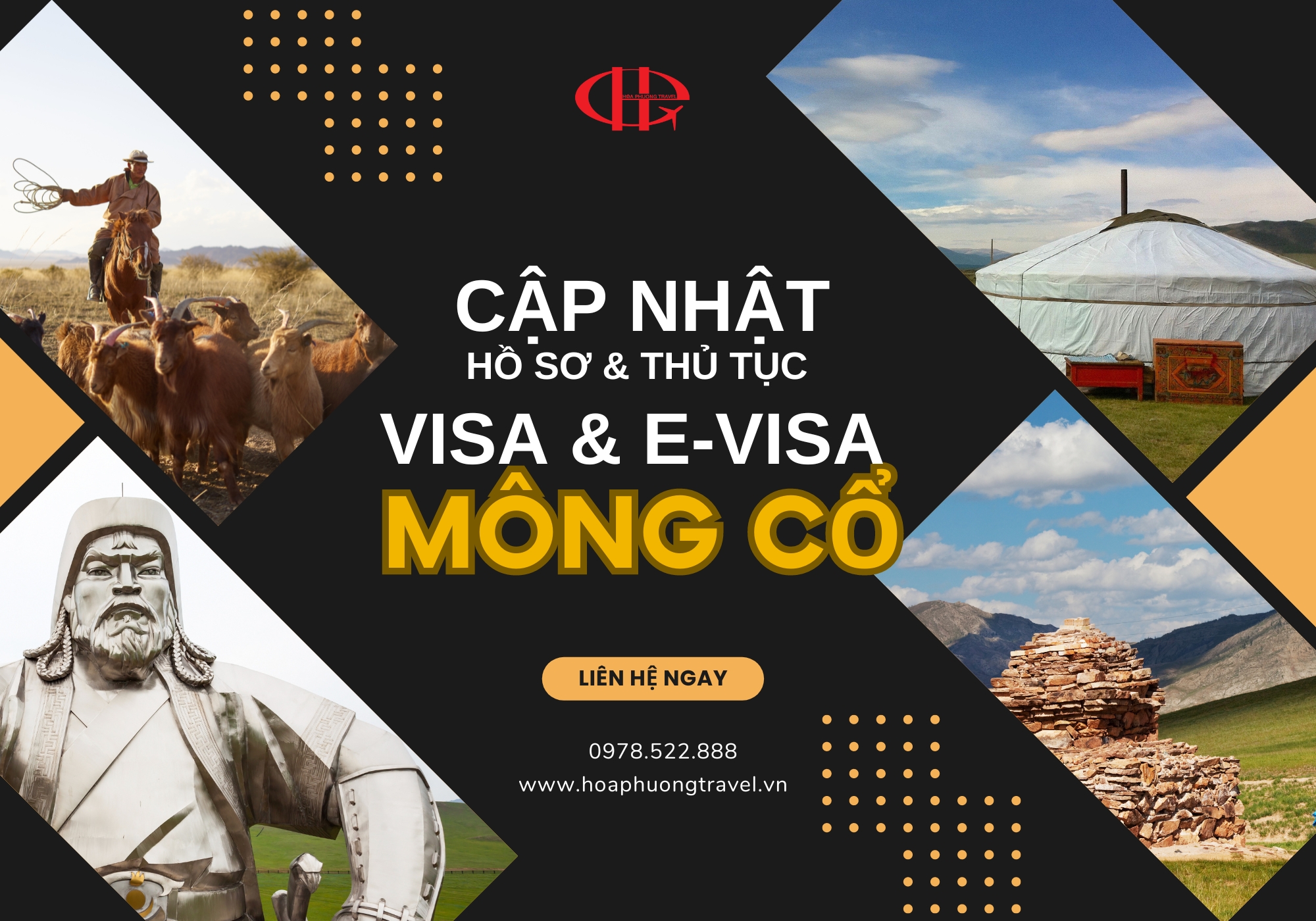 TRỌN BỘ HỒ SƠ, THỦ TỤC XIN VISA MÔNG CỔ VÀ E-VISA MỚI NHẤT