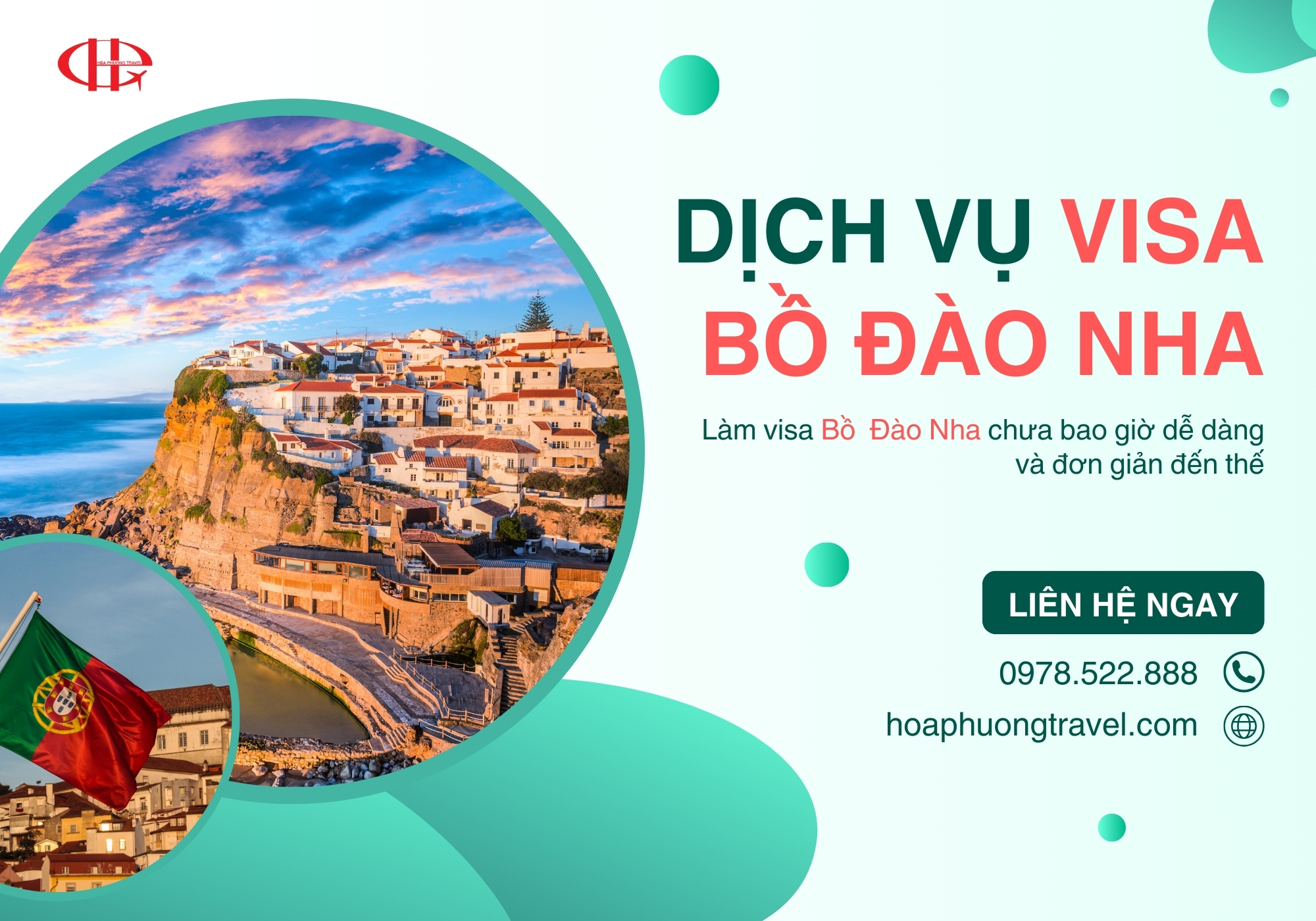 HỖ TRỢ XIN VISA BỒ ĐÀO NHA DU LỊCH, CÔNG TÁC & THĂM THÂN