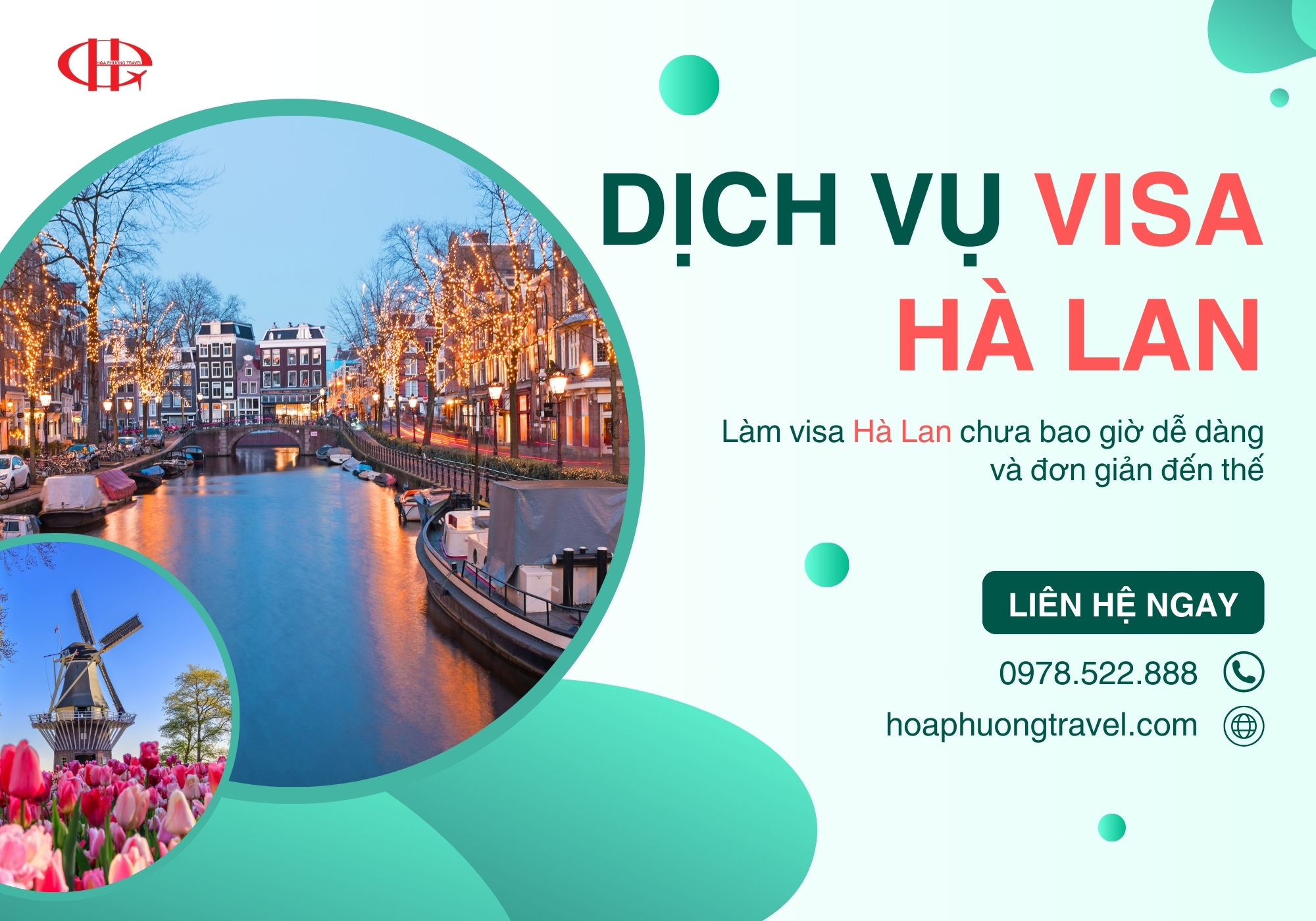 DỊCH VỤ XIN VISA HÀ LAN DU LỊCH, CÔNG TÁC, THĂM THÂN