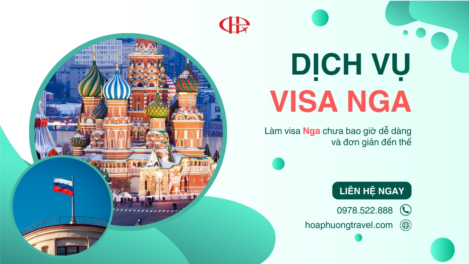 DỊCH VỤ LÀM VISA NGA TRỌN GÓI – UY TÍN – CHUYÊN NGHIỆP