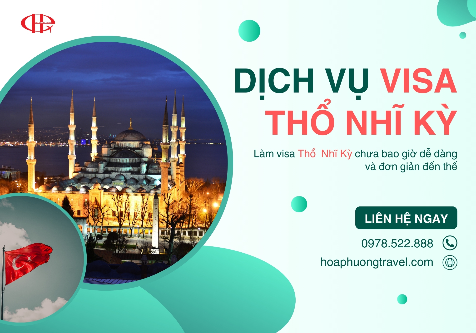 DỊCH VỤ LÀM VISA THỔ NHĨ KỲ DU LỊCH & CÔNG TÁC