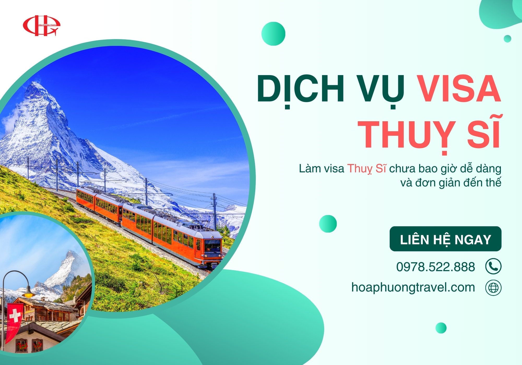 DỊCH VỤ LÀM VISA THỤY SĨ DU LỊCH & CÔNG TÁC