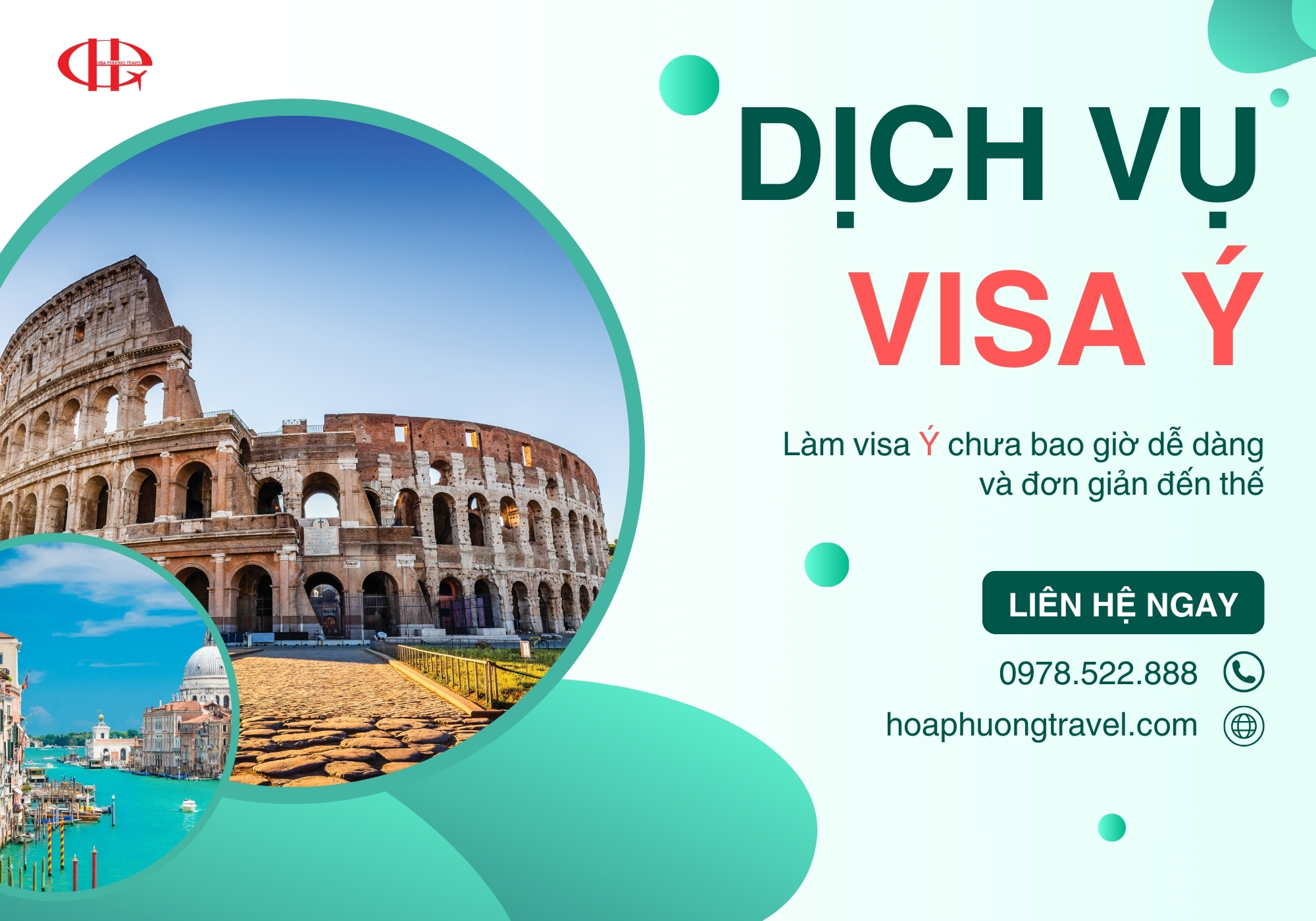 DỊCH VỤ LÀM VISA Ý DU LỊCH & CÔNG TÁC